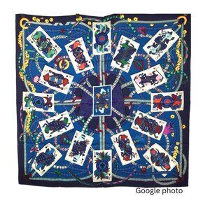 Hermès "Dame de Coeur À Vous” Silk Scarf!  Cool Design! New in Box!